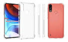 Capa de silicone anti impacto motorola E7 Power - Capinhas para Celular - transparente  - Central - unidade    Cod. CP MT E7 POWER